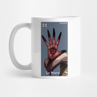 Pale Man Hand La Mano Mug